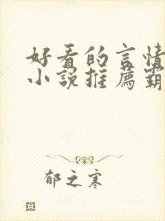 好看的言情现代小说推荐霸道总裁封面