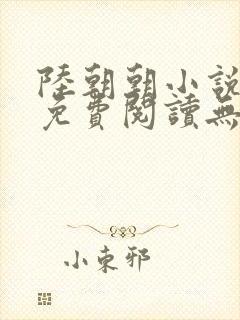 陆朝朝小说全文免费阅读无弹窗