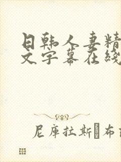 日韩人妻精品中文字幕在线