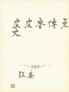 皮皮鲁传免费全文