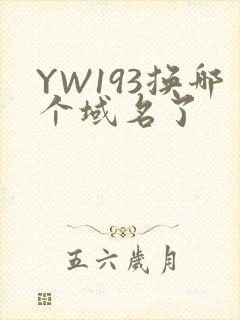 YW193换哪个域名了