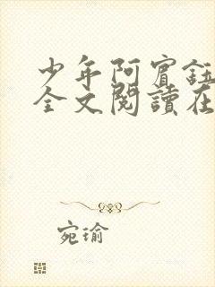 少年阿宾钰慧篇全文阅读在线