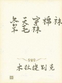 冬天穿棉袜还是羊毛袜封面