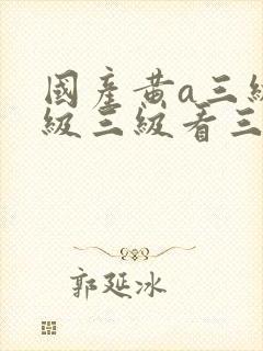 国产黄a三级三级三级看三级特级