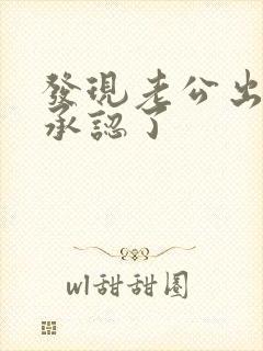 发现老公出轨他承认了