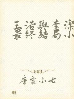 王浩与李洁赘婿最终结局小说全文免费