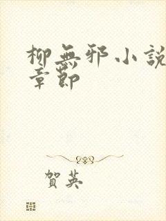 柳无邪小说最新章节