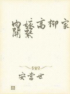 肉嫁高柳家人物关系