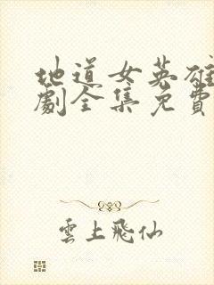 地道女英雄电视剧全集免费观看