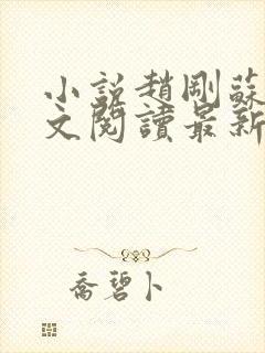 小说赵刚苏柔全文阅读最新章节