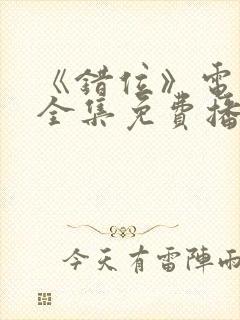 《错位》电视剧全集免费播放高清