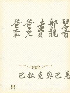 爸爸去哪儿第三季免费观看完整版