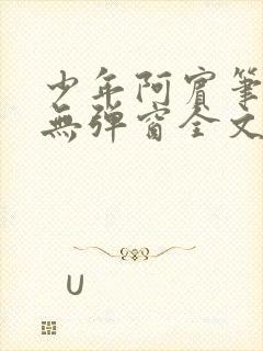 少年阿宾笔趣阁无弹窗全文免费阅读