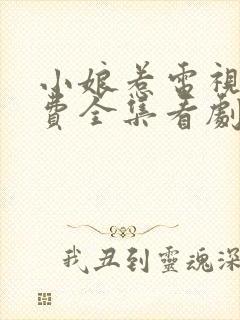 小娘惹电视剧免费全集看剧情