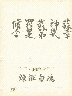 修罗武神苏柔结合是第几章啊