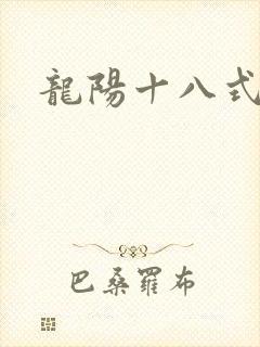 龙阳十八式封面