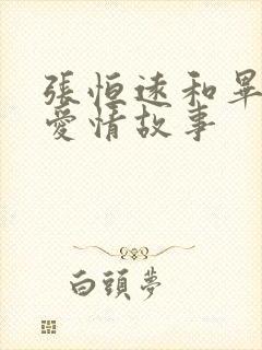 张恒远和毕夏的爱情故事