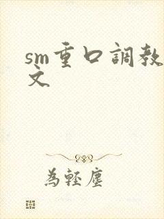sm重口调教h文