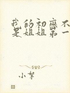 我的初恋不可能是姐姐第一季动漫在