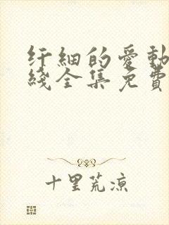 纤细的爱动漫在线全集免费观看