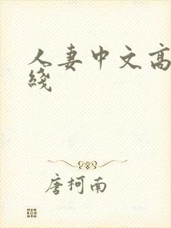 人妻中文高清在线