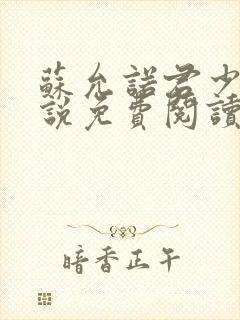 苏允诺君少卿小说免费阅读