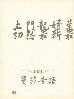 上门龙婿叶辰萧初然最新最快