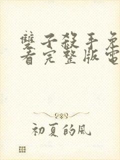 双子杀手免费观看完整版电影