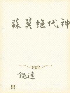 苏莫绝代神主封面