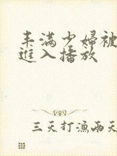 丰满少妇被猛烈进入播放封面