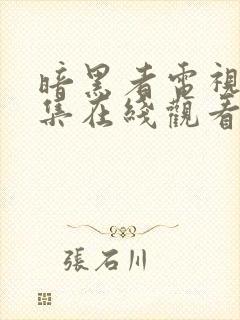 暗黑者电视剧全集在线观看免费