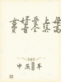 女婿爱上母娘免费看全集高清版封面