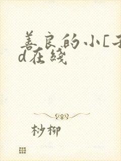 善良的小[子hd在线