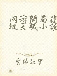 网游开局获得神级天赋小说免费下载封面