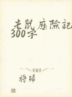 老鼠历险记作文300字