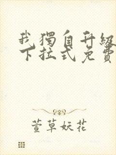 我独自升级漫画下拉式免费看