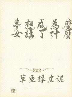 梦想成为魔法少女讲了什么