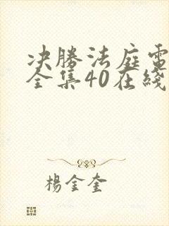 决胜法庭电视剧全集40在线观看免费谍战迷
