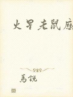 火星老鼠历险记封面