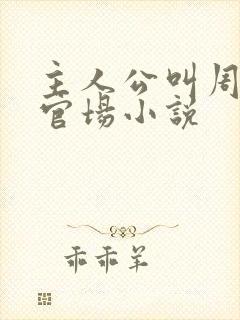 主人公叫周平的官场小说