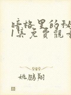 暗格里的秘密21集免费观看封面