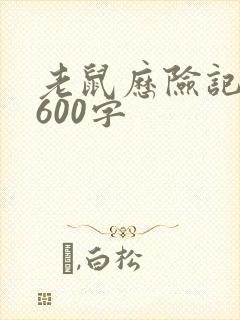 老鼠历险记作文600字封面