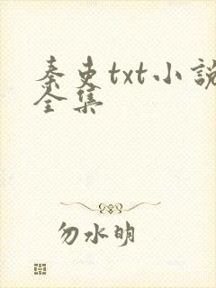 秦吏txt小说全集封面