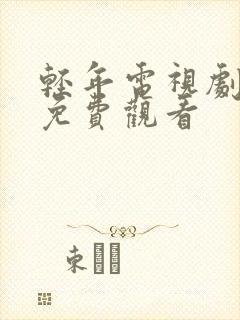 轻年电视剧全集免费观看