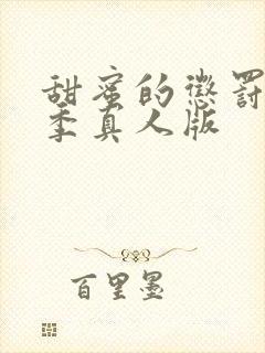 甜蜜的惩罚第二季真人版