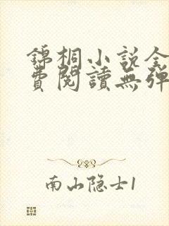 锦桐小说全文免费阅读无弹窗封面