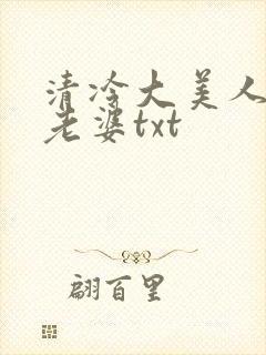 清冷大美人是我老婆txt
