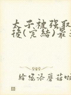 太子被强取豪夺后(完结)最新章节列表封面