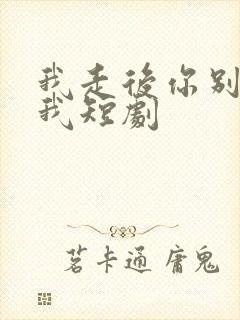 我走后你别再想我短剧