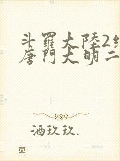 斗罗大陆2绝世唐门大明二明